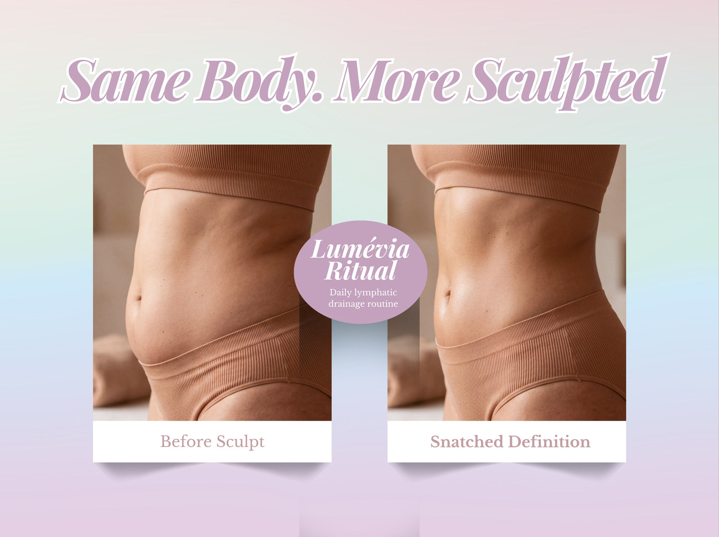 Lumévia Sculpt Wand™ | 4-in-1 Body Sculpting Device — Infrared Heat Therapy, Vacuum Cupping, Lymphatic Drainage & Red Light | At-Home Spa Technology